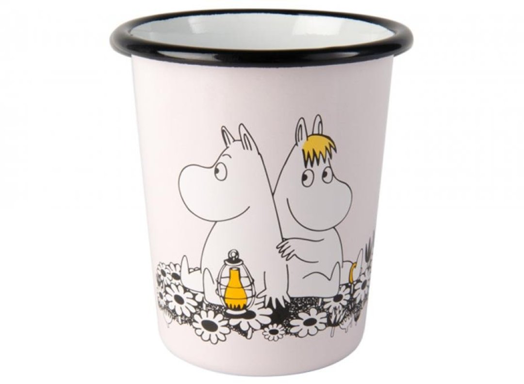 Moomin芬兰噜噜米珐琅水杯4dl (粉红色) 情人节礼物 生日礼物 交换礼物 - 咖啡杯/马克杯 - 珐琅 粉红色