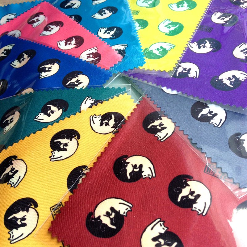 猫太极 眼镜布/拭镜布 九色选 + 明信片*2套组 - 其他 - 其他材质 多色