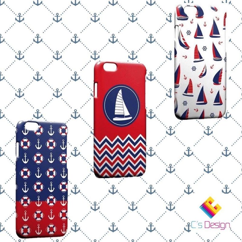 海洋风订制 iPhone X 8 7 6s Plus 5s 三星 S7 S8 S9 手机壳 - 手机壳/手机套 - 塑料 多色