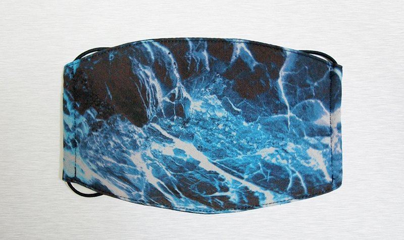 THE 2nd SKIN / 仿麂皮口罩 no.15 - 口罩 - 其他材质 蓝色