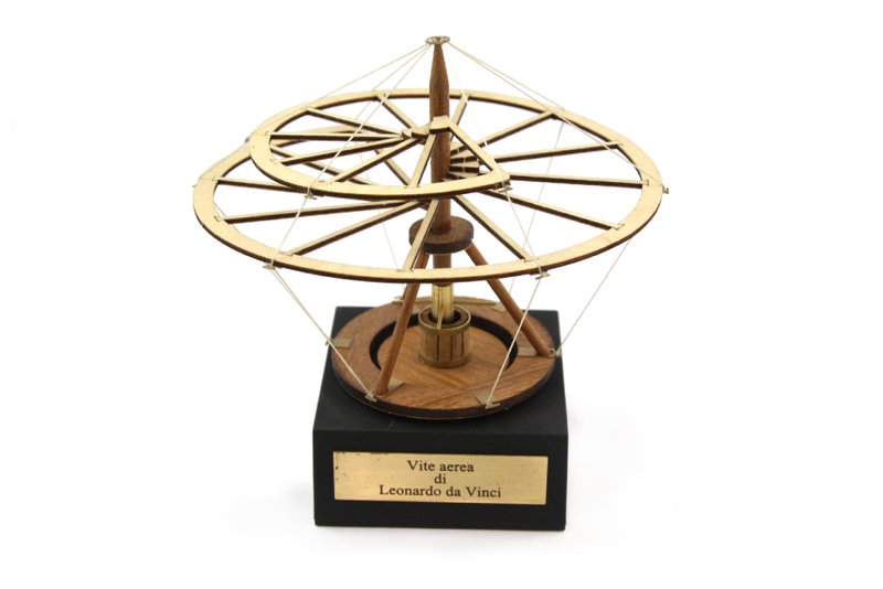 [SUSS] 日本进口Aerobase 达文西木制自动旋转空中螺旋Vite aerea模型(1/72)-最后现货(绝版品) - 木工/竹艺/纸艺 - 木头 咖啡色