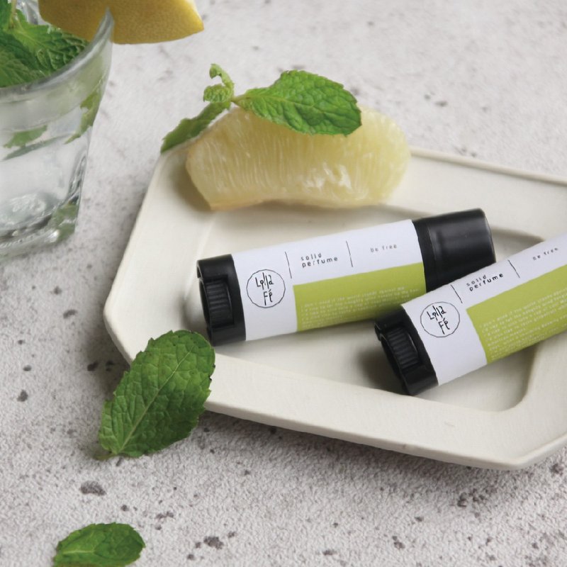 香水膏【 比佛利 Be free 】Solid perfume - 香水/香膏 - 其他材质 绿色