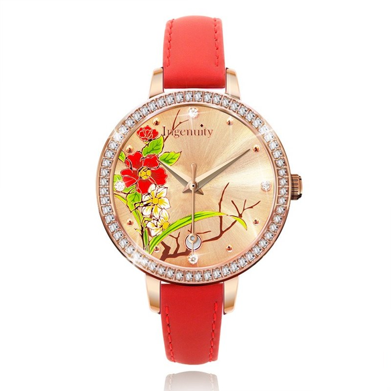 十一月花神璀璨版 ─《 喜乐中的恩典》 - 女表 - 其他金属 橘色