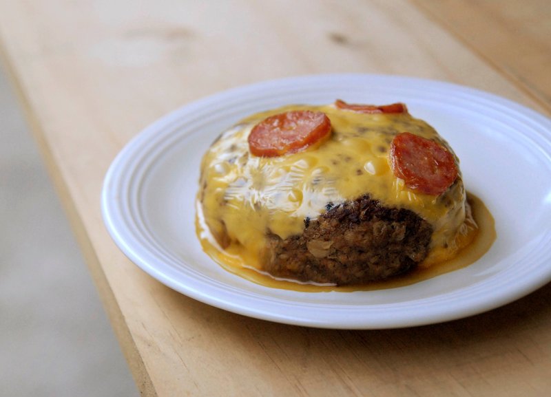 【手工厚切汉堡肉排 - 综合口味】二种口味各3入 - 料理包 - 新鲜食材 黄色