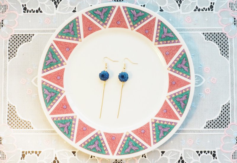 ⋄微微的你⋄干燥花耳饰/耳环 - 耳环/耳夹 - 植物．花 