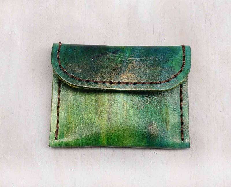 Sienna真皮零钱包 - 零钱包 - 真皮 咖啡色