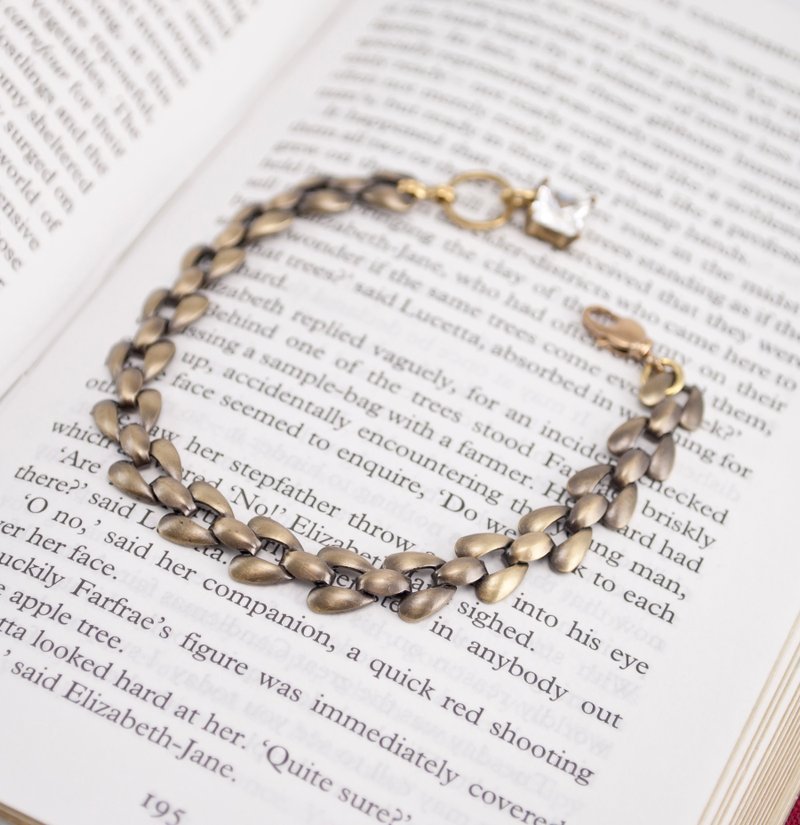 // La Don // 【谬思黄铜-极简桂冠】 - 手链/手环 - 其他金属 金色