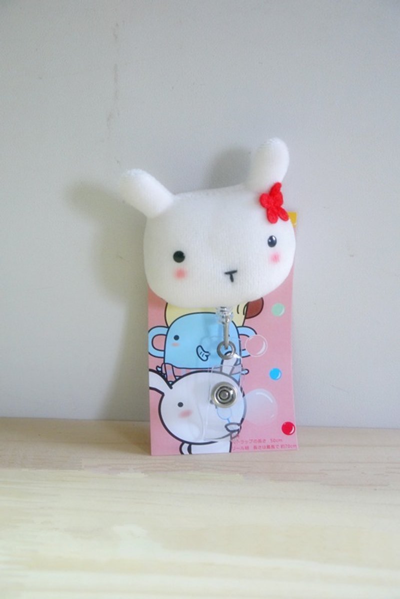 Bucute护理人员专用~夹式伸缩夹/全球限量/独家发售/手工制作/ - 证件套/卡套 - 其他材质 白色