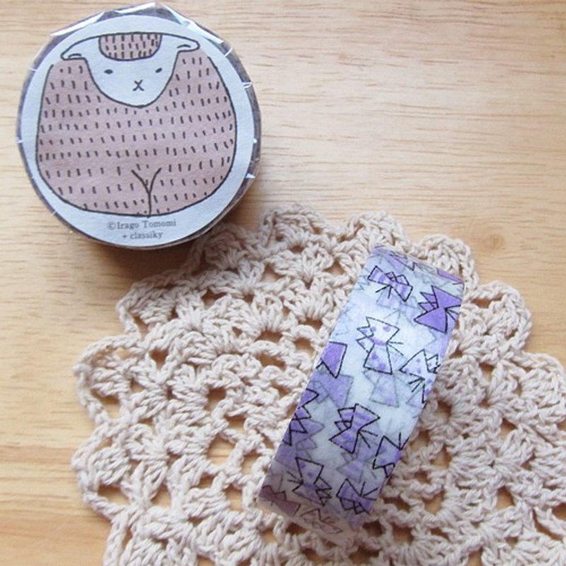 仓敷意匠和纸胶带【飞舞蝴蝶-紫(29926-03)】 - 纸胶带 - 纸 紫色