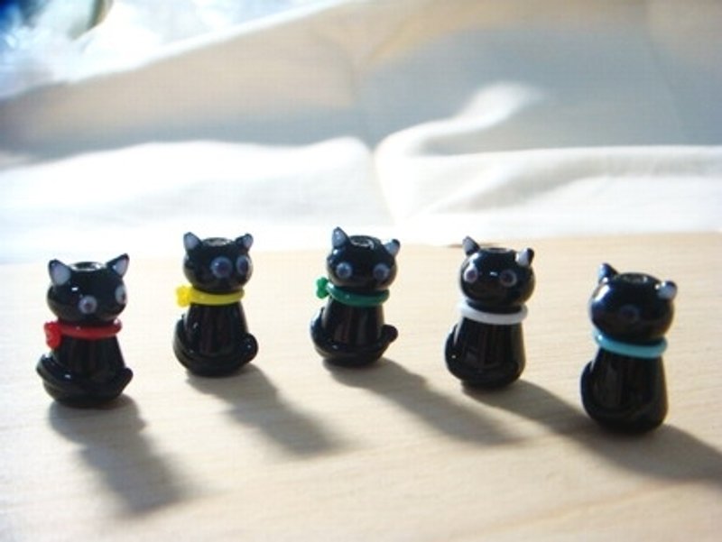 柚子林琉璃 - 嘿呦呦喵星人 共五色可选 - 吊饰/发簪/书签/钥匙圈 - 其他 - 其他材质 多色