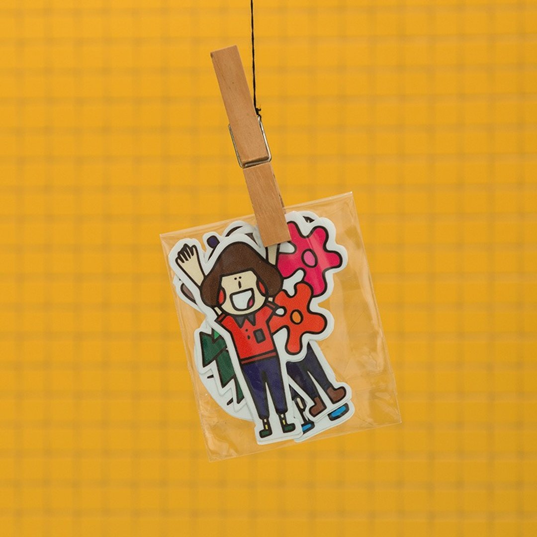 四季贴纸 - 贴纸 - 纸 多色