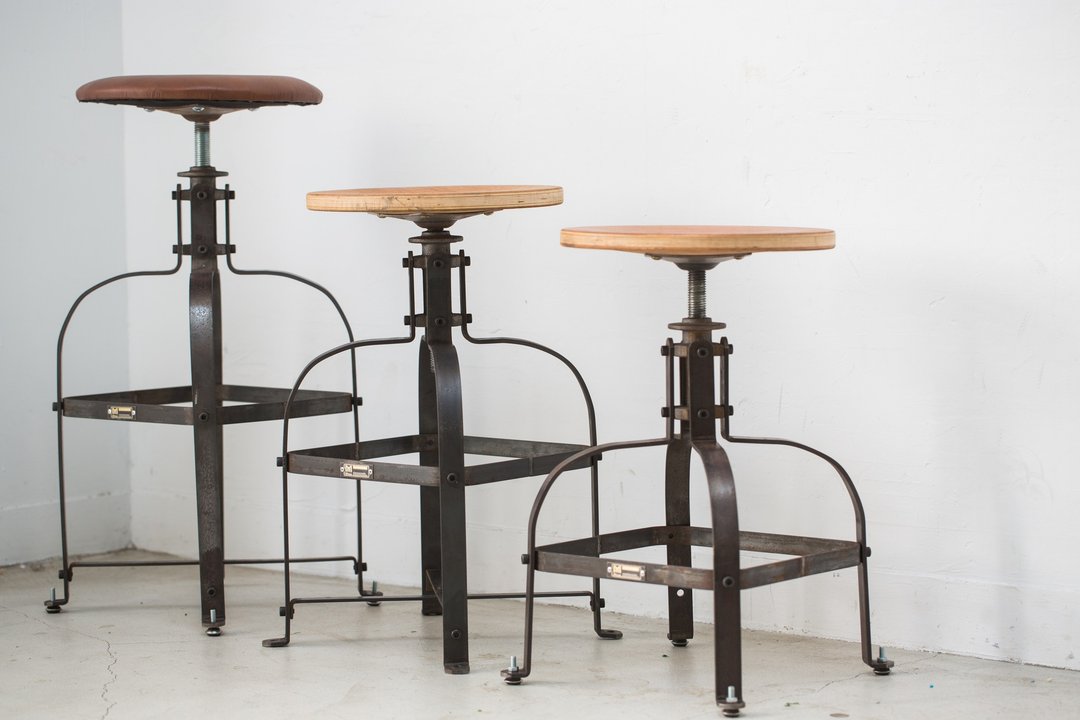 M.F.S WOOD WORK CHAIR | 木椅面吧台椅 - 其他家具 - 其他金属 银色