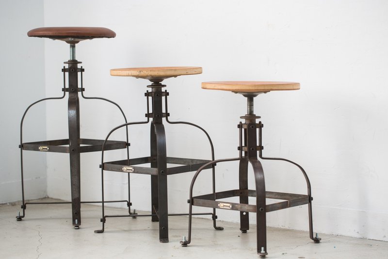 M.F.S WOOD WORK CHAIR | 木椅面吧台椅 - 其他家具 - 其他金属 银色