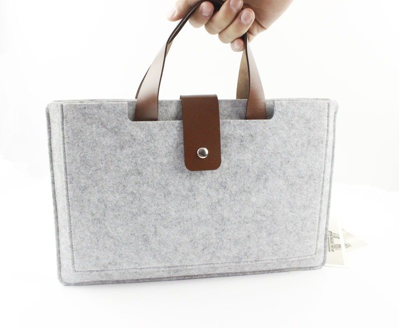 手提包 电脑保护套 笔电包 电脑包 2024款13寸Macbook Pro 109L - 平板/电脑保护壳 - 其他材质 灰色