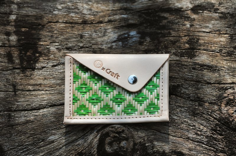 名片夹/票卡夹- 竹编  小格绿 - 文件夹/资料夹 - 竹 绿色