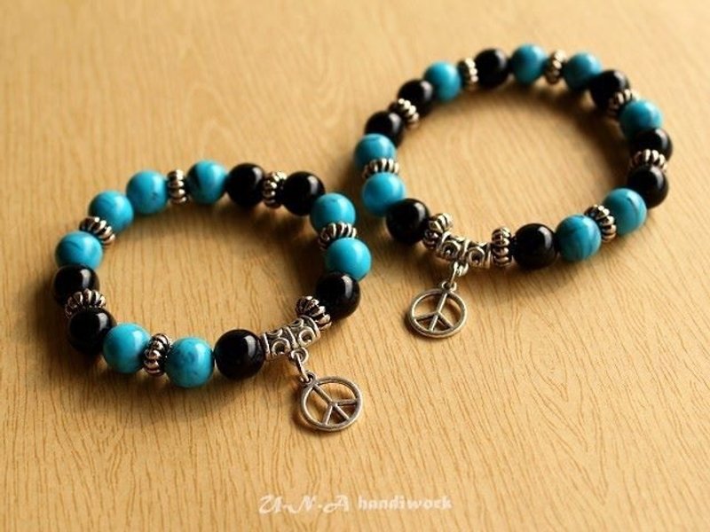 世界和平 - 手链/手环 - 其他材质 蓝色