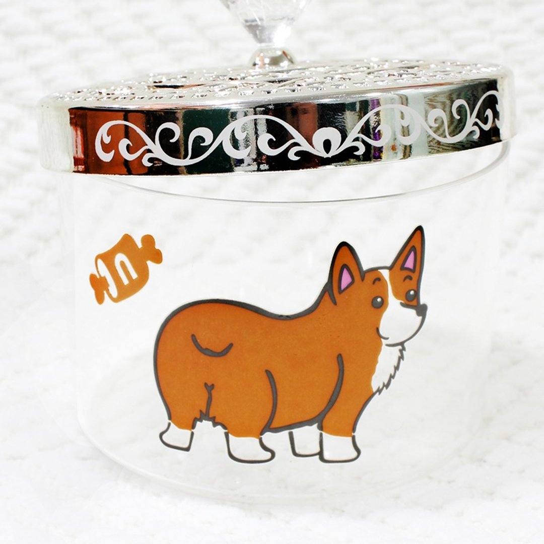 [反光贴纸] 柯基 Corgi 5.5*6.6 cm - 贴纸 - 纸 多色