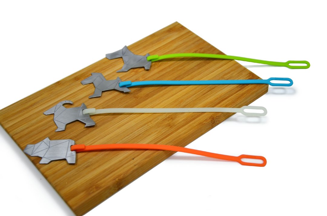 折纸动物书签 ZOORIGAMI BOOKMARKS 书本的好伙伴 交换礼物 - 书签 - 其他金属 多色