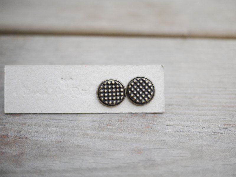 点点铜 - 耳环/耳夹 - 其他金属 