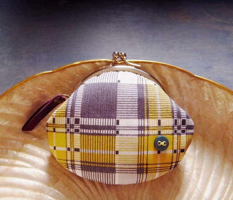 街口 ◘ 手工小口金包 - 零钱包 - 其他材质 黄色