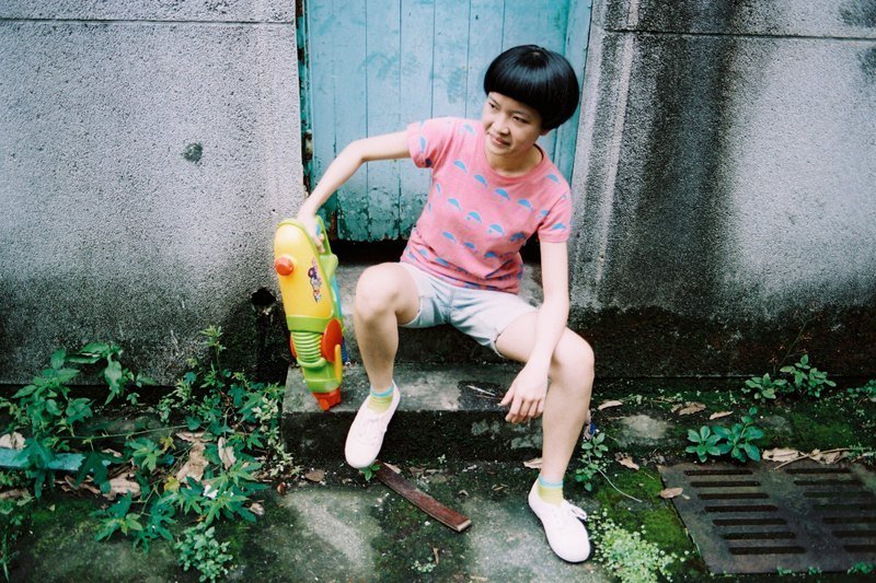 夏日运动会 / 如何当个海盗 / 正常T-shirt - 女装 T 恤 - 其他材质 粉红色