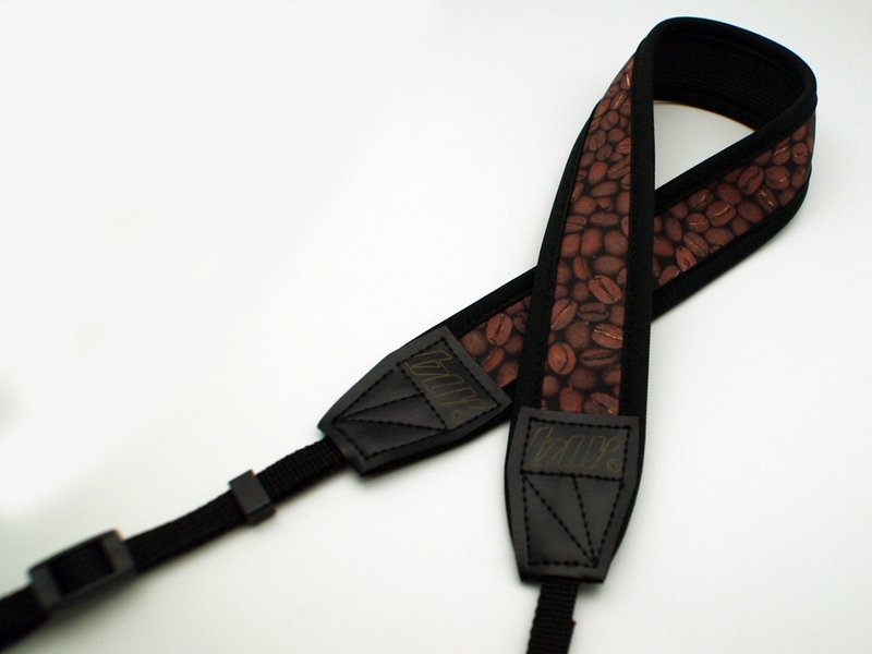 BLR 手工 减压 相机背带 新鲜水果系列 咖啡豆 - 证件套/卡套 - 其他材质 咖啡色
