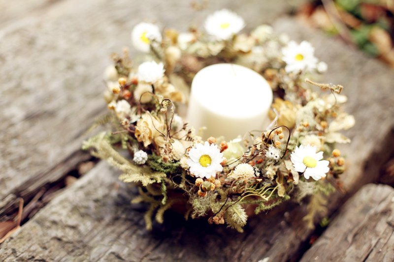 【好日手作】夏日天然野地风格烛台 - 植栽/盆栽 - 植物．花 多色