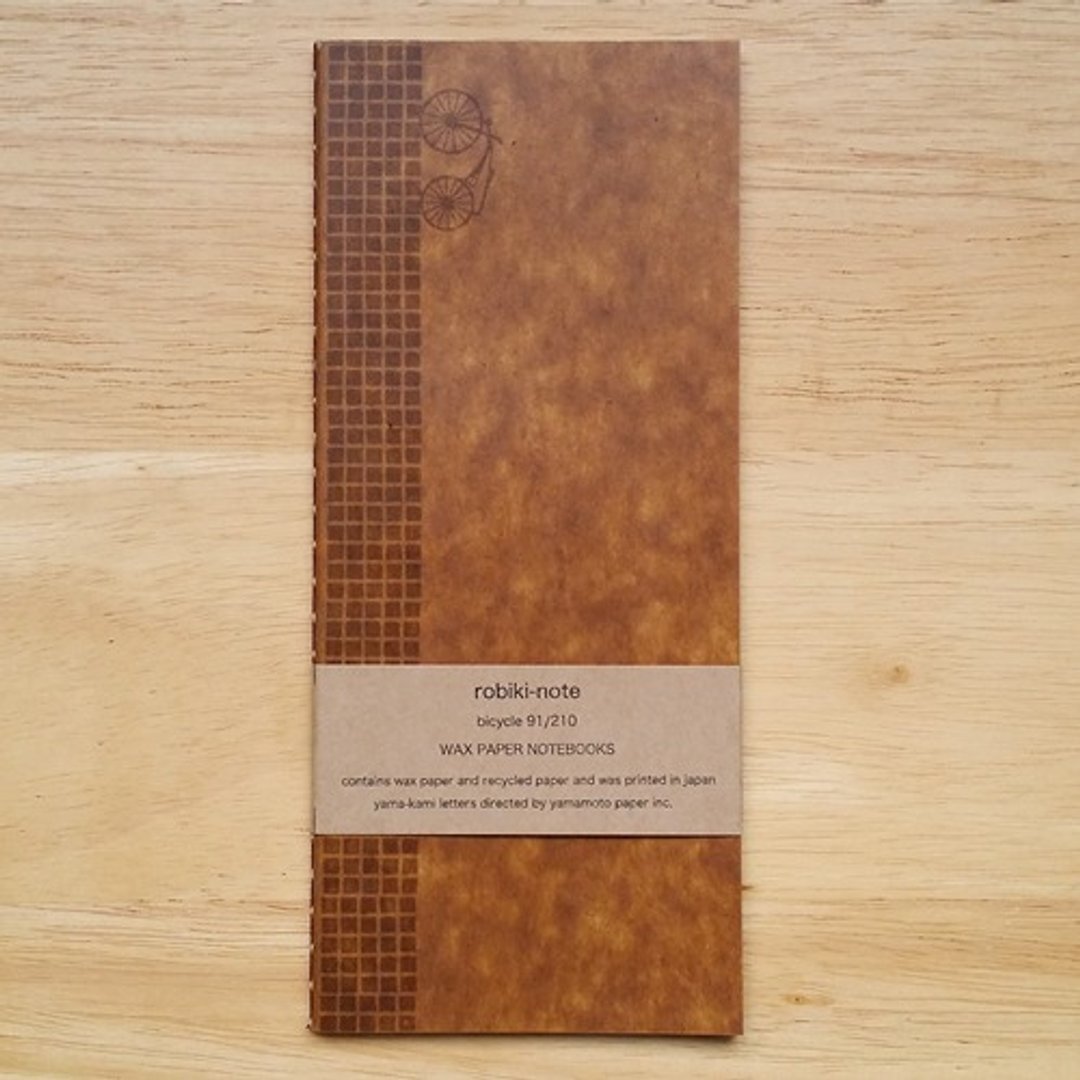 山本纸业 YAMAMOTO PAPER 蜡纸笔记本【单车 (GA305)】 - 笔记本/手帐 - 其他材质 咖啡色