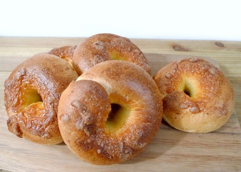 天然酵母 手工洋葱起士贝果 一份5个 - 面包/吐司 - 其他材质 