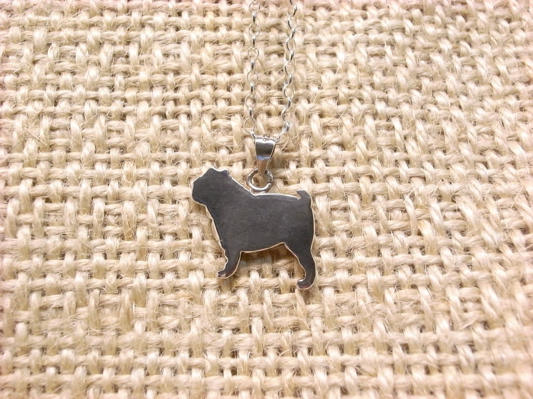 二毛银【犬的系列9哈巴狗巴哥犬】 - 项链 - 其他金属 