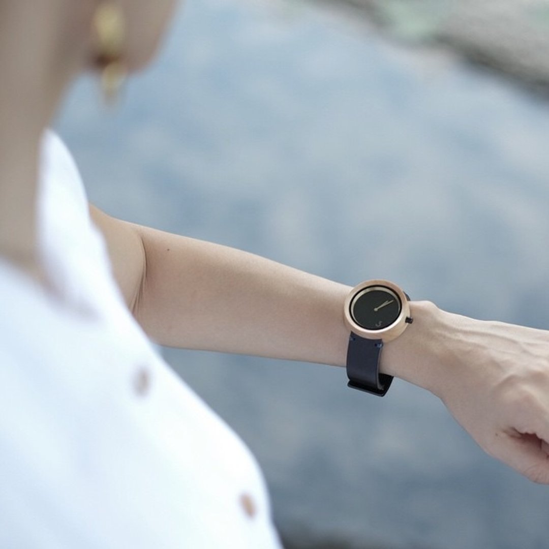 Lima Watch Sore Maple Blue with Black Dial - 女表 - 木头 蓝色