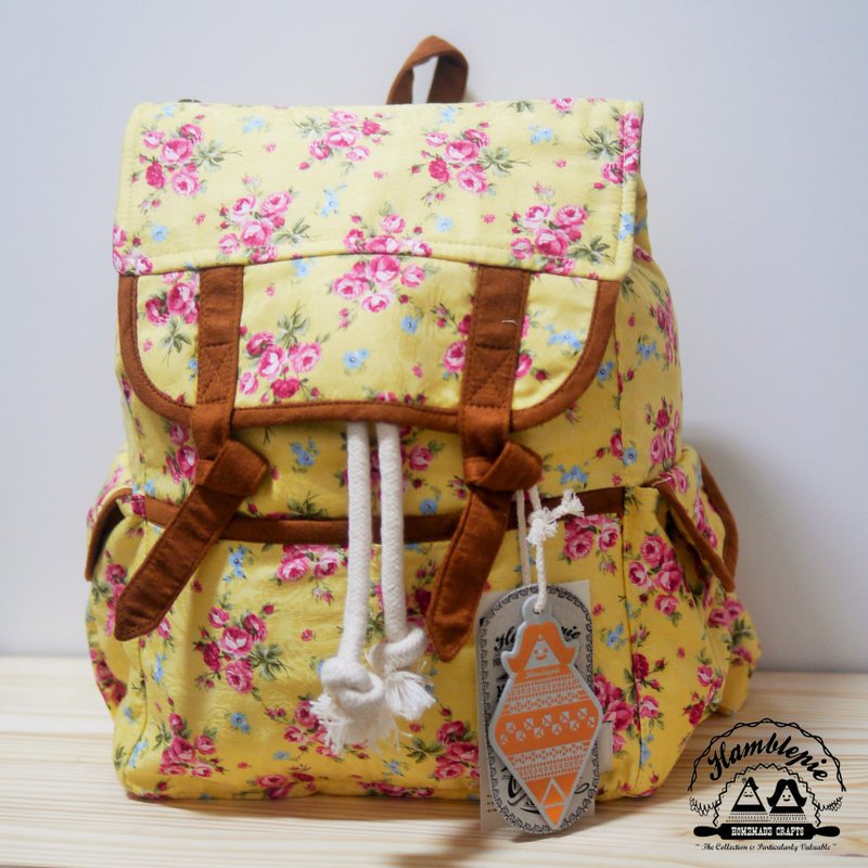 Medium纯手工背包 布料NO.102 - 后背包/双肩包 - 其他材质 