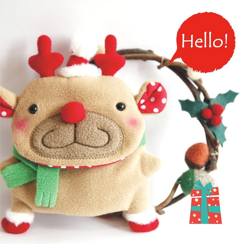 Balloon-圣诞限量钥匙套(麋鹿桑) - 钥匙链/钥匙包 - 其他材质 金色