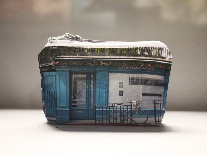 【好好去旅行】零钱包◆◇◆斜坡◆◇◆ - 零钱包 - 其他材质 蓝色