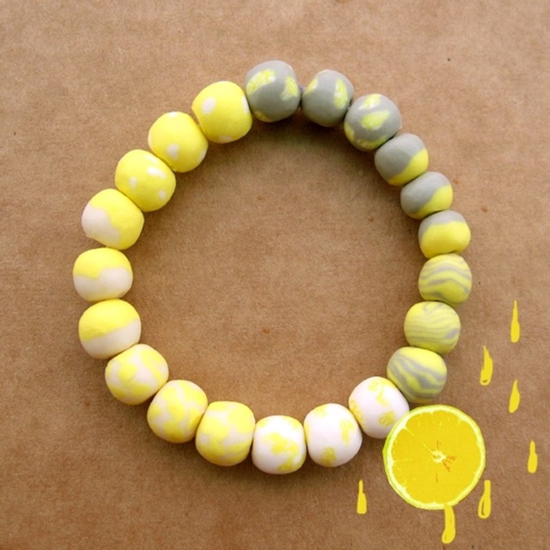 [tomoq]柠檬手链 - 手链/手环 - 其他材质 黄色