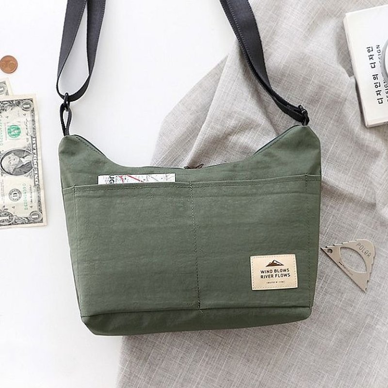 Dessin x iconic-美好时光骑士包V2-卡其绿,ICO84150 - 侧背包/斜挎包 - 其他材质 绿色