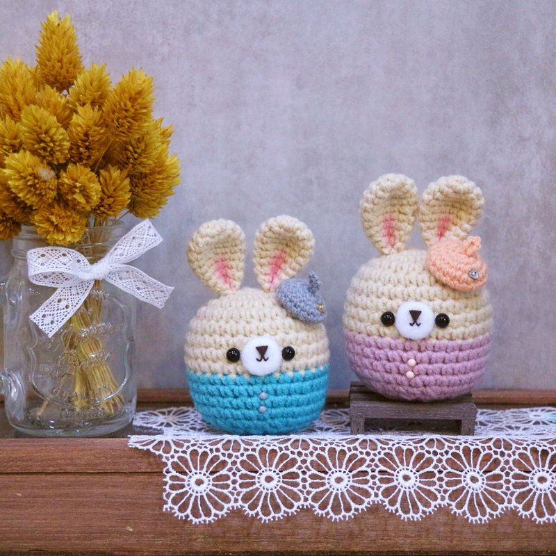 胖兔兔－钥匙圈。交换礼物 - 钥匙链/钥匙包 - 其他材质 