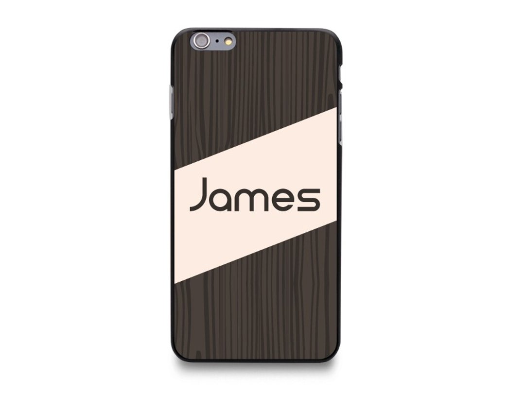 个性化自订名字手机后壳(L12) - iPhone 4, iPhone 5, iPhone 6, iPhone 6, Samsung Note 4, LG G3, Moto X2, HTC, Nokia, Sony - 手机壳/手机套 - 塑料 