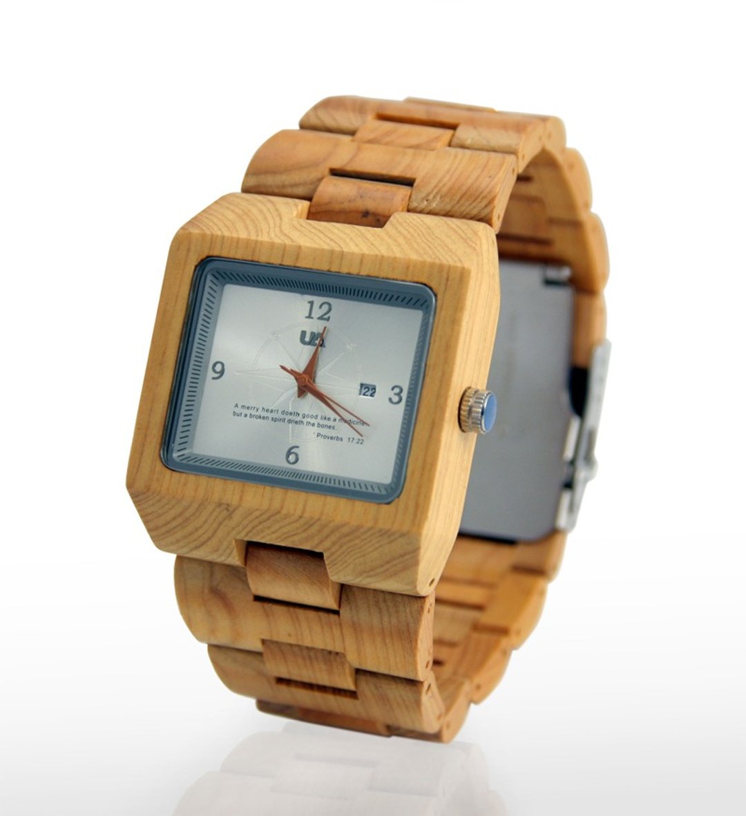 【木研所】能量健康木表-Wooden watch(光之启程) - 其他 - 木头 金色