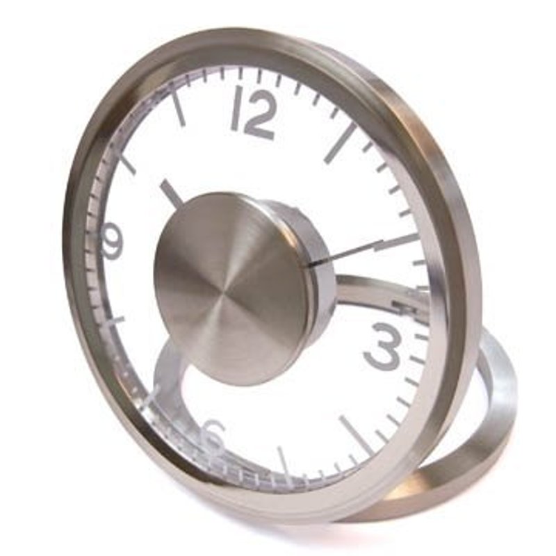 透明金属挂/桌钟 - 时钟/闹钟 - 其他金属 