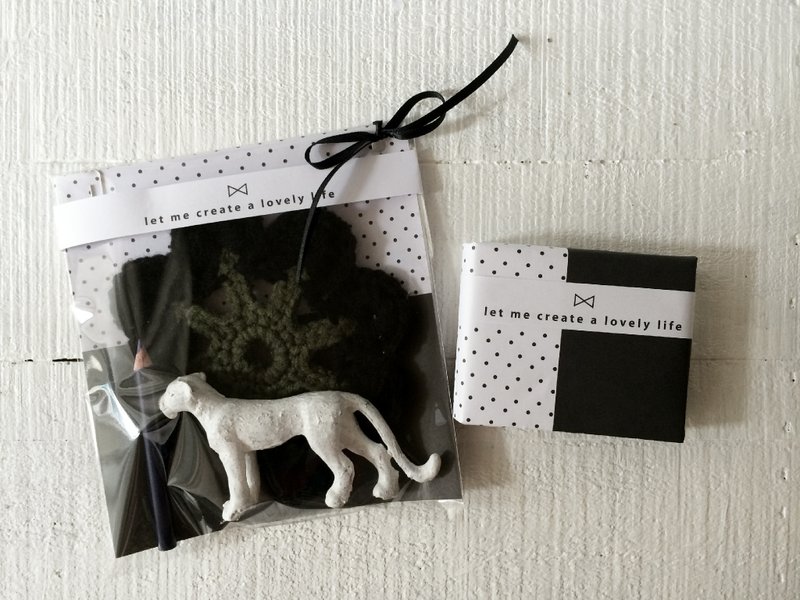 包装纸套组 / 黑白点点款 - 其他 - 纸 黑色