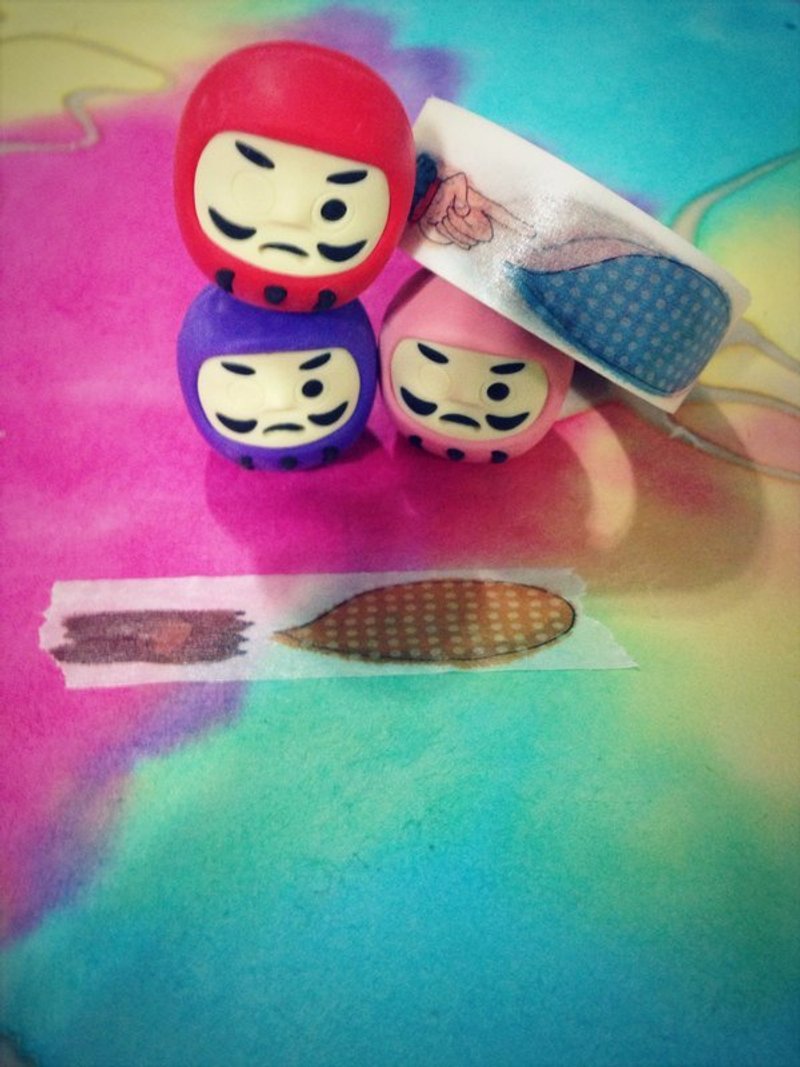 小左手纸胶带---左手对话 - 纸胶带 - 纸 多色