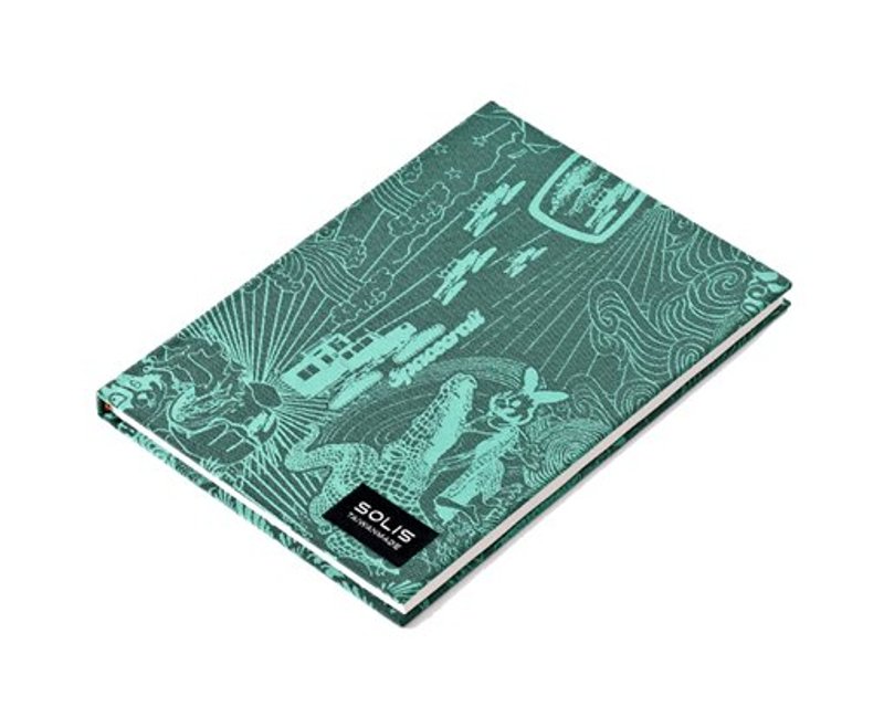 SOLIS [ 缇花涂鸦系列 ] 绿色布面空白书 - 笔记本/手帐 - 纸 绿色