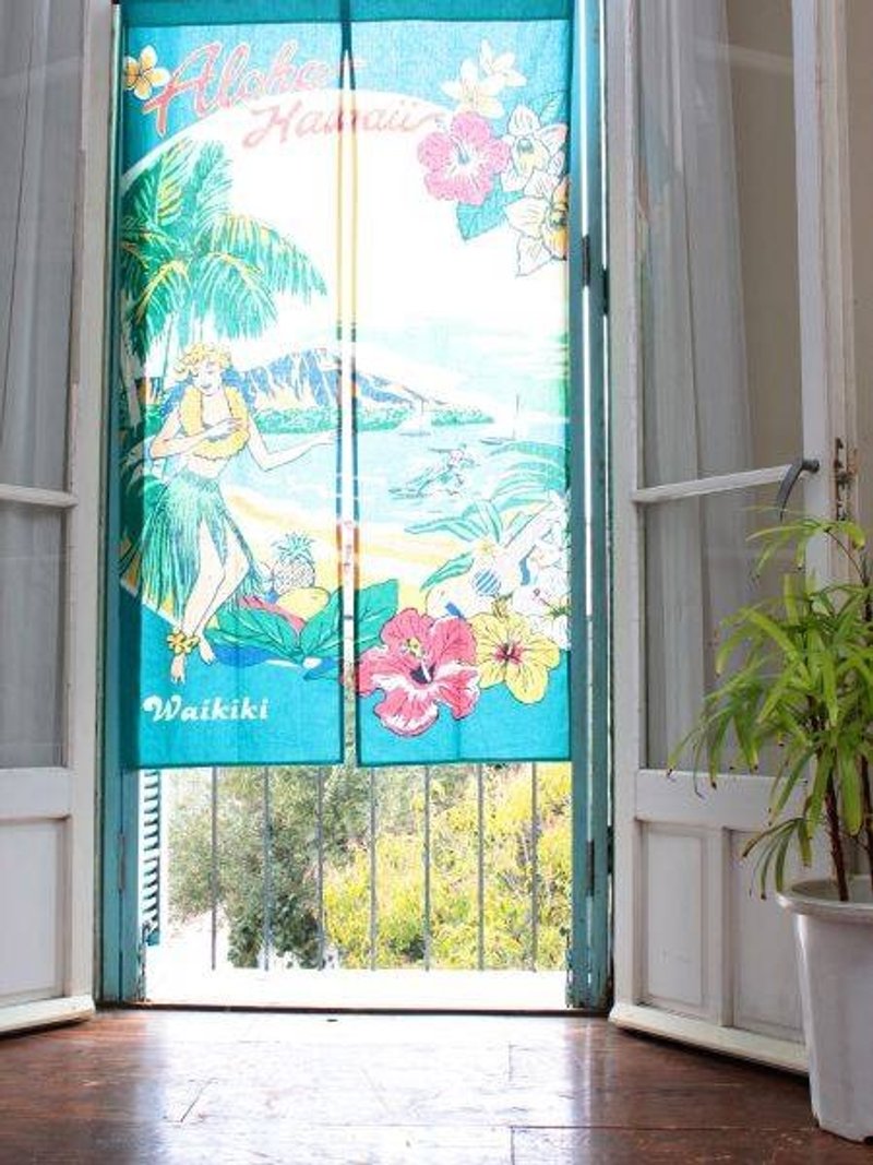 【预购中】✾扶桑花夏威夷女孩儿门帘✾ - 其他 - 棉．麻 多色