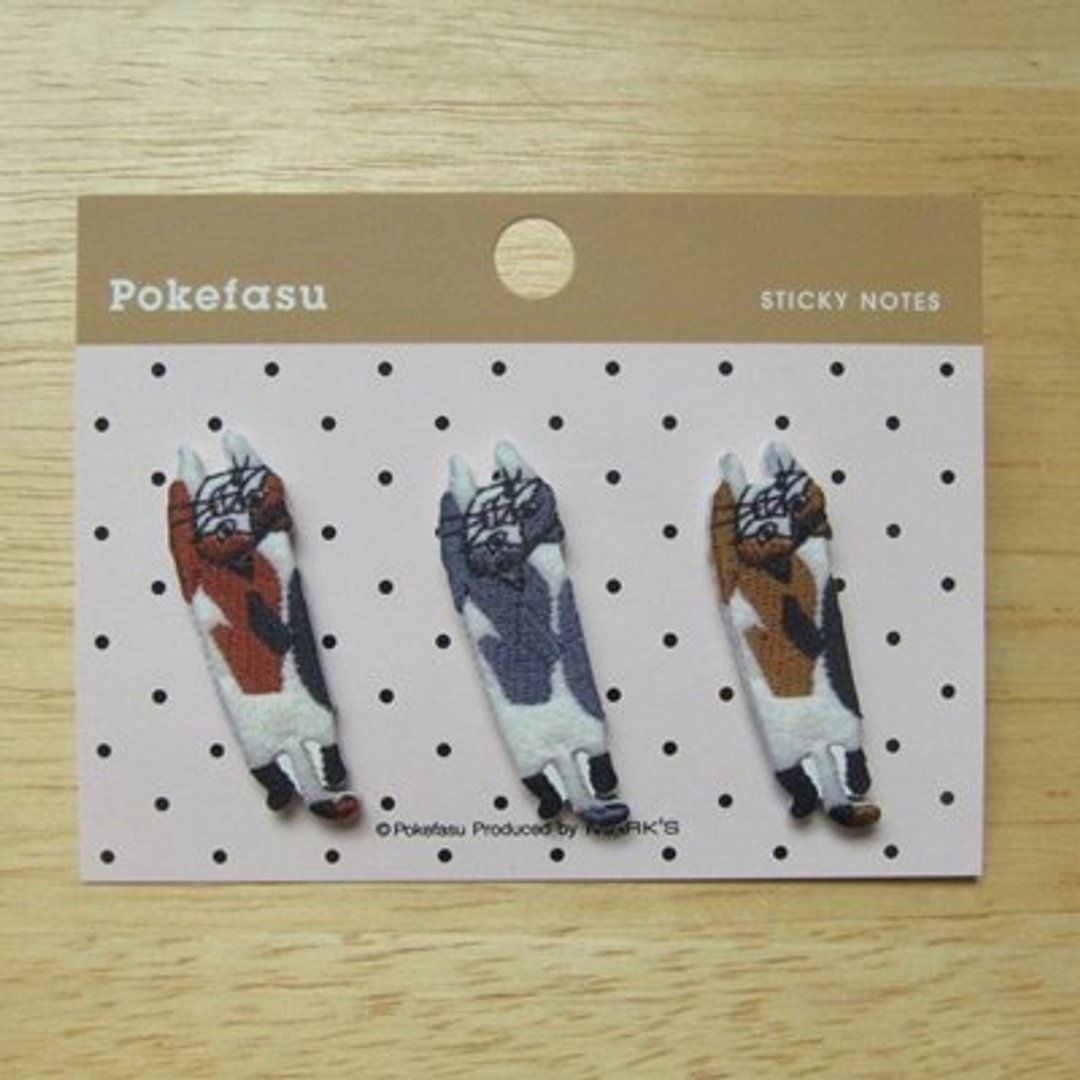 Marks Pokefasu 自黏标签 索引贴纸 (POK-F2-C 飞天猫猫) - 贴纸 - 纸 卡其色