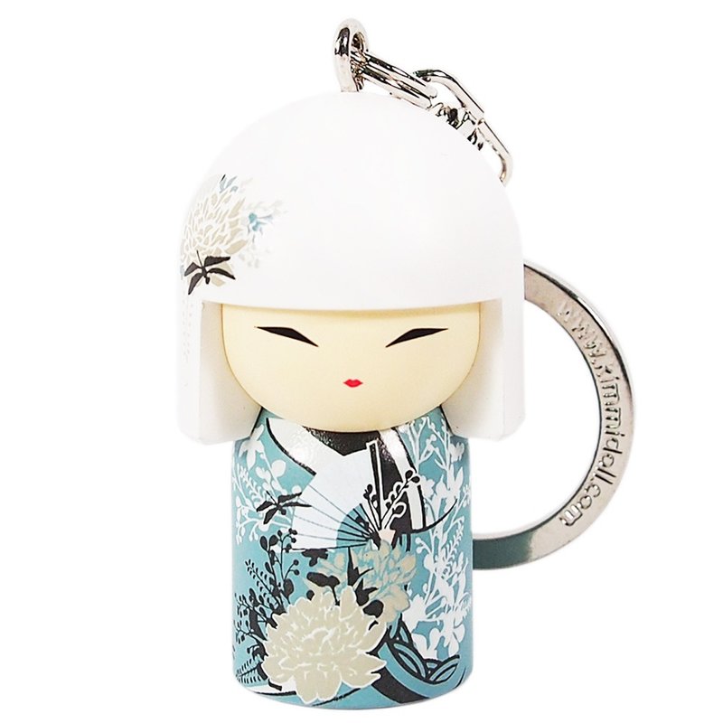 钥匙圈-Miyuna 优雅高贵【Kimmidoll 和福娃娃钥匙圈】 - 钥匙链/钥匙包 - 其他材质 蓝色