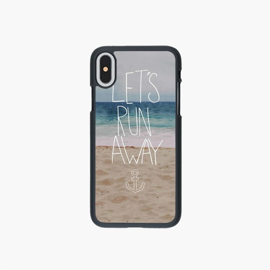 Phone Case - 手机壳 - Let's Run Away - Sandy Beach - 其他 - 塑料 