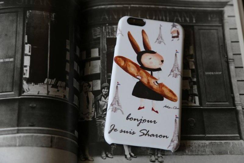 我爱巴黎手机壳-客制名字款 - 手机壳/手机套 - 塑料 红色