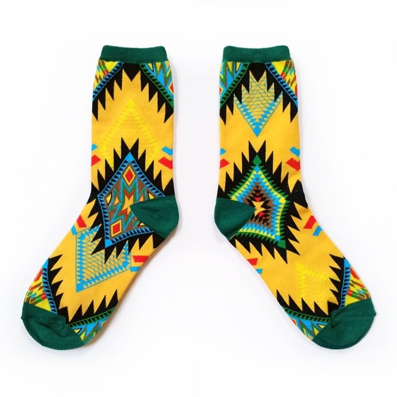 牛仔很忙，印地安纳老琼斯的春天 / 青青河边草 / 眼花撩乱系列袜 - 袜子 - 其他材质 多色