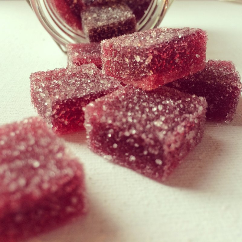 洛神花法式软糖 - 零食/点心 - 新鲜食材 红色